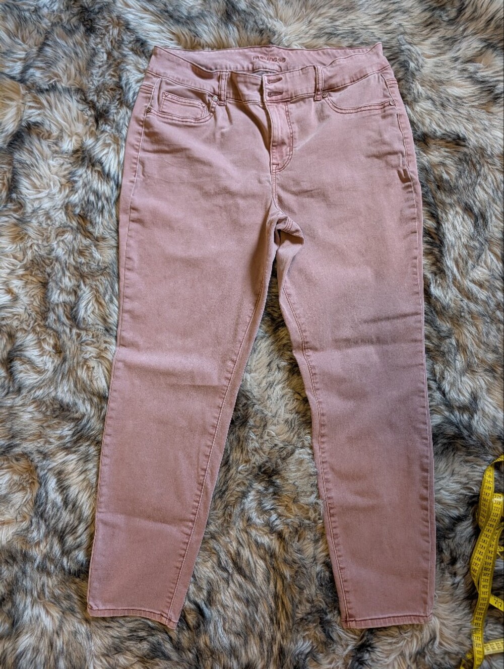 Maurices Dusty Rose Straight Leg Jeans Size 18w Reg